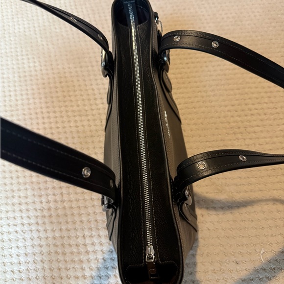 Coach Black Pebbled Leather Handbag - Picture 11 of 11